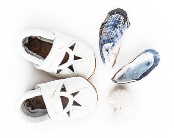 Zapatos SUNRISE blancos para bebés y niños pequeños