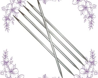 6 inch scherpe dubbelpuntige naalden