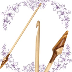 Nirvana 7" Maple Crochet Hooks
