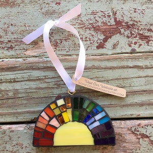 Mosaic Rainbow Ornament