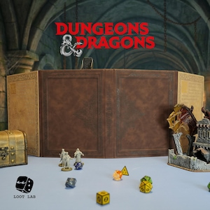 マグネット式DMスクリーン＆ダイスタワー | B5 RPGゲームマスターアクセサリー