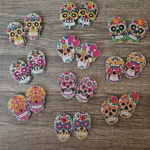 Pendientes Dia de los Muertos Grupo A