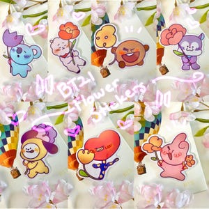 BT21 Flora Vinyl Stickers