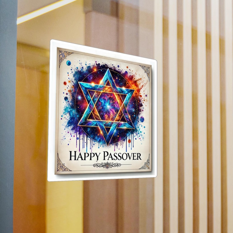 Passover Star of David Kiss-cut Vinyl Stickers, Unique Gift for Jewish ...