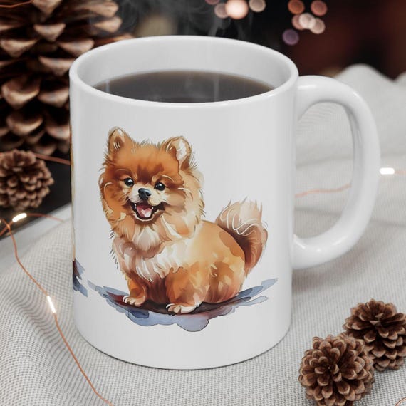 POMERIANIAN Ceramic Coffee Mug, Perfect Gift for Pomerianian