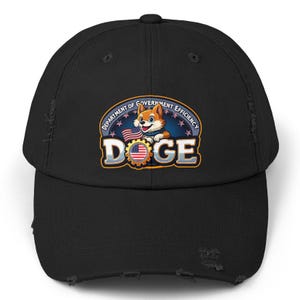 DOGE Abteilung für Regierungs-Effizienz | Unisex Distressed Trucker Cap | 8 Farben, 1 Größe