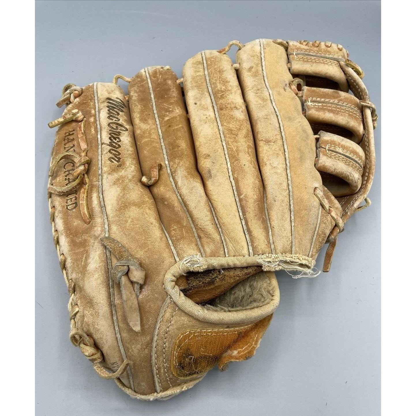Gant De Baseball Vintage MacGregor G6802 1960 – Modèle Autographe Johnny Temple – Poche Boule Naturelle