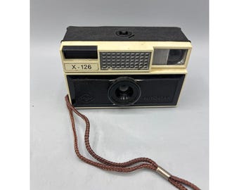 Agfa Autostar X-126 Vintage 126 Kaseta Filmowa Czarny Retro Flashcube
