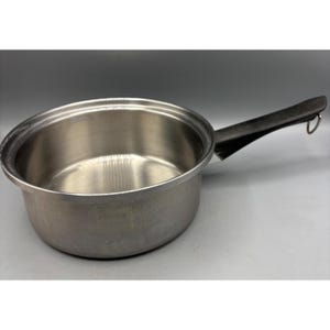 Vtg Amway Queen 5-Ply 18/8 Stainless Steel Saucepan