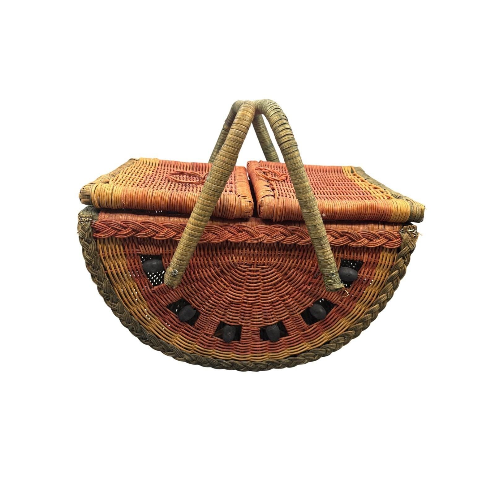 ピクニックバスケット＆バッグ - ビンテージ - Etsy 日本