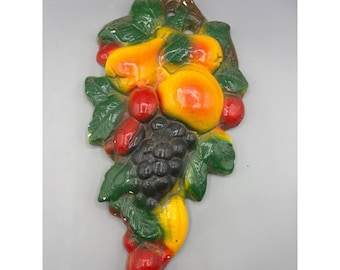 Plaque Murale Décorative Poire – Fruit Design Signé – Fabrication États-Unis