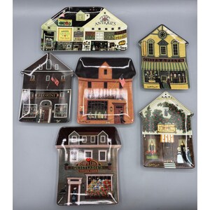 Vtg 90s Charles Wysocki Bradford Exchange Folktown Collector