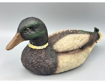 Realistic Mallard Duck Decoy Figurine Garden Decor Wildlife Hunting