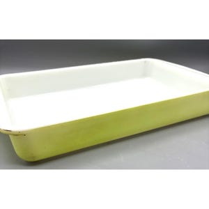 1950s Vtg Pyrex 232 Lime 2QT Glass Baking Dish Oven Proof Casserole Pan