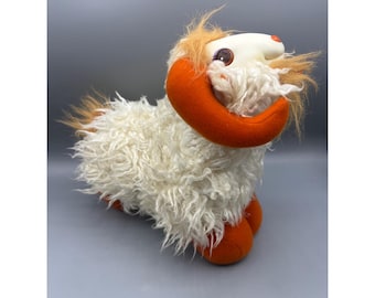 VTG 80s Wonder Whims Pluche Ram Jadoo Doug & Debby Henning Knuffeldier
