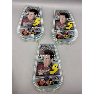 Touch Light Replacement Glass Panels Terry Labonte #5 Kelloggs NASCAR Collector Set Of 3