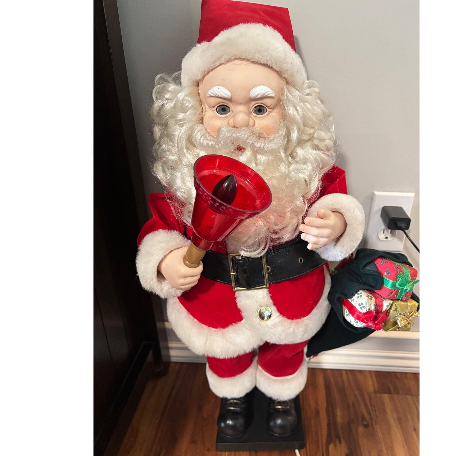 Vintage Light up Santa Claus - Etsy