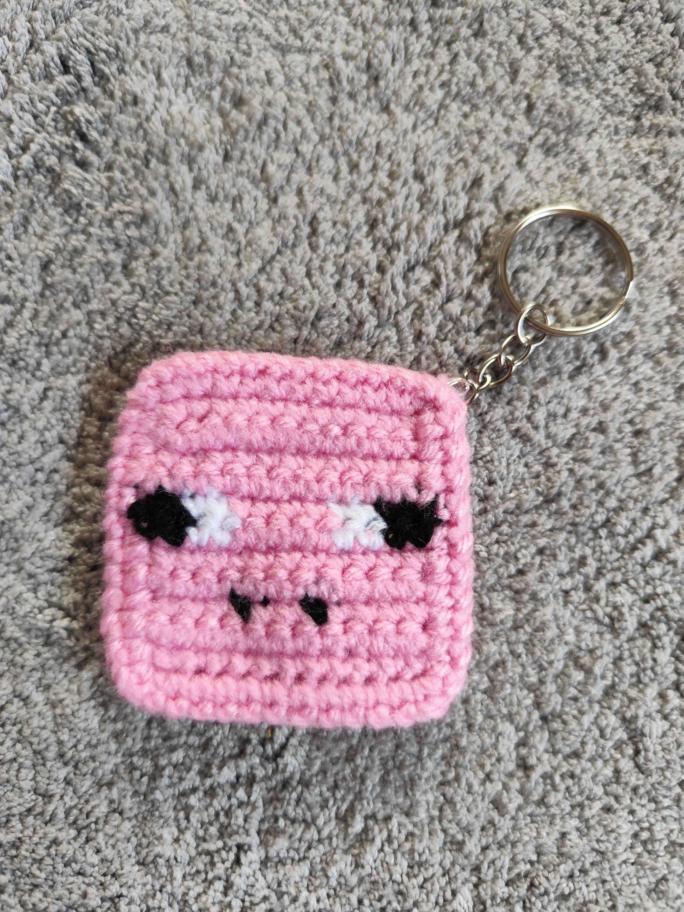 Minecraft Keychain - Crochet Pattern German & English - Etsy