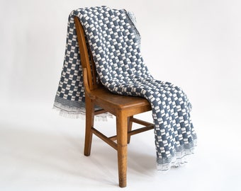 Blue Checkered Sujani Quilt