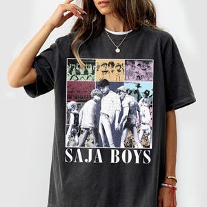 Saja Boys Music Band Kpop Vintage, Kpop Boy Band Shirt, Anime Manga Style Tee, Demon Hunter Merch, Kpop Fan Gift Shirt