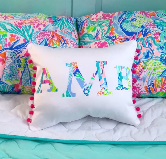 Lilly Pulitzer PB Mermaid Cove Lilly pulitzer pillow | Etsy