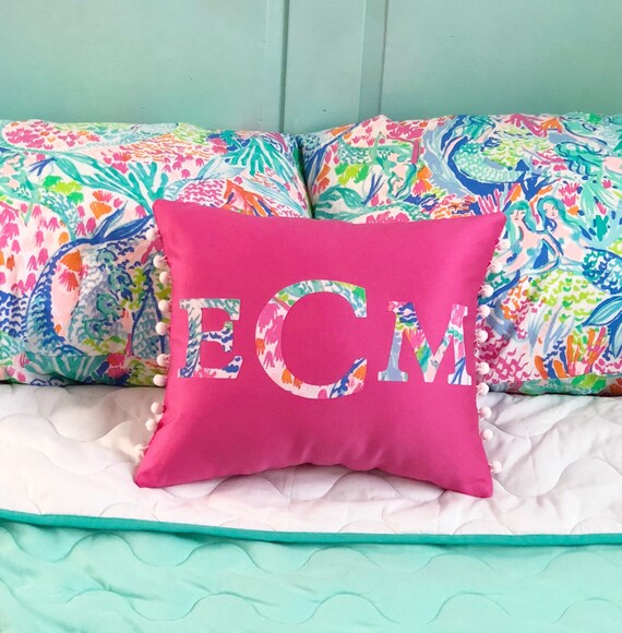 Lilly Pulitzer PB Mermaid Cove Lilly pulitzer pillow | Etsy