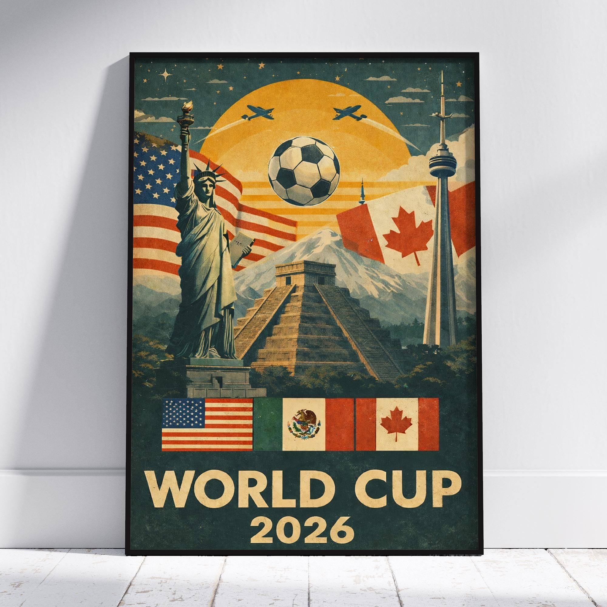 Vintage Fifa World Cup Poster - Etsy