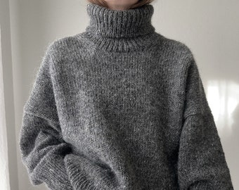 Knitting Pattern - Knit Sweater, Classic Knitting Pattern, Oversized Sweater Pattern - The Winters Pullover