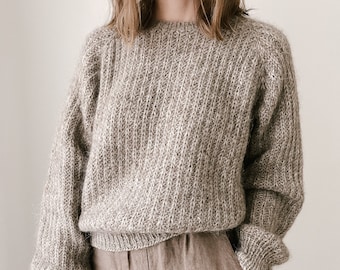 Strickmuster - Strickpullover, Klassisches Strickmuster - The Seasons Sweater