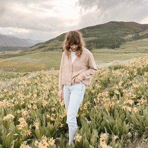 Knitting Pattern Knit Sweater Cardigan, Classic Knitting Pattern, Knit Cardigan Pattern Field Day Cardigan image 7