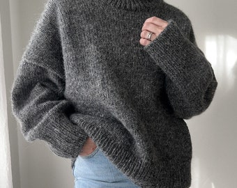 Knitting Pattern - Knit Sweater, Classic Knitting Pattern Knitting Pattern - Knit Sweater, Classic Knitting Pattern