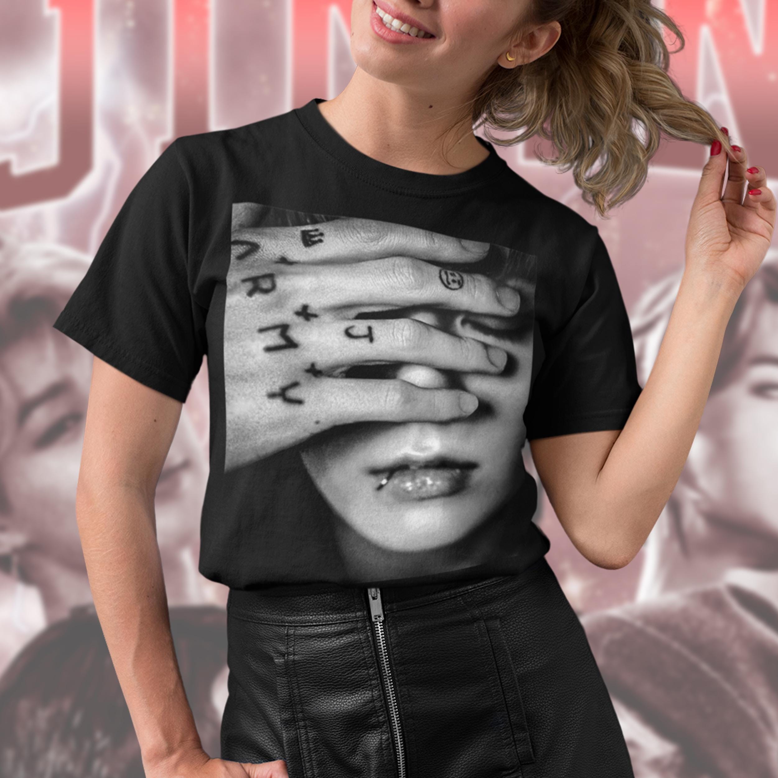 Jungkook que cubre los ojos camiseta camiseta vintage kpop fans regalo Kpop camiseta camiseta Vintage