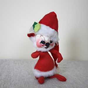 Annalee Mobilitee Doll Santa Mouse