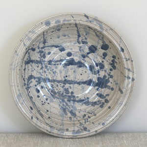 splatter bowl handmade pottery