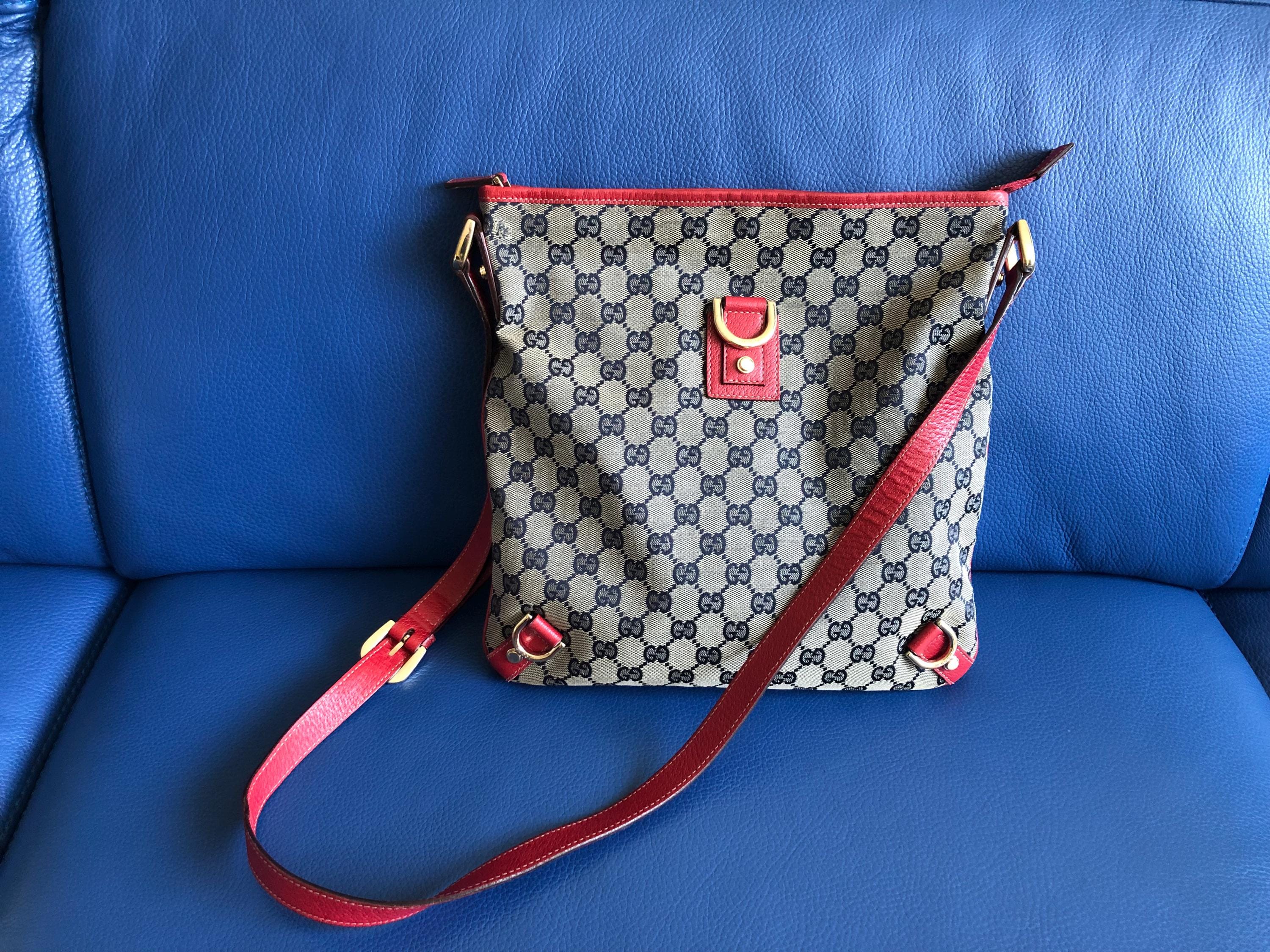 Gucci Abbey D Ring GG Canvas Shoulder Bag / Crossbody - Etsy