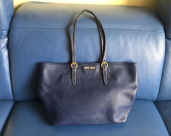Miu Miu Archive Vintage Leather Stitch Design Hand Bag - Etsy