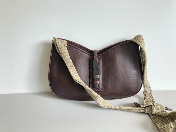 グッチ ブラウン レザー ショルダーバッグ/クロスボディ - Etsy 日本