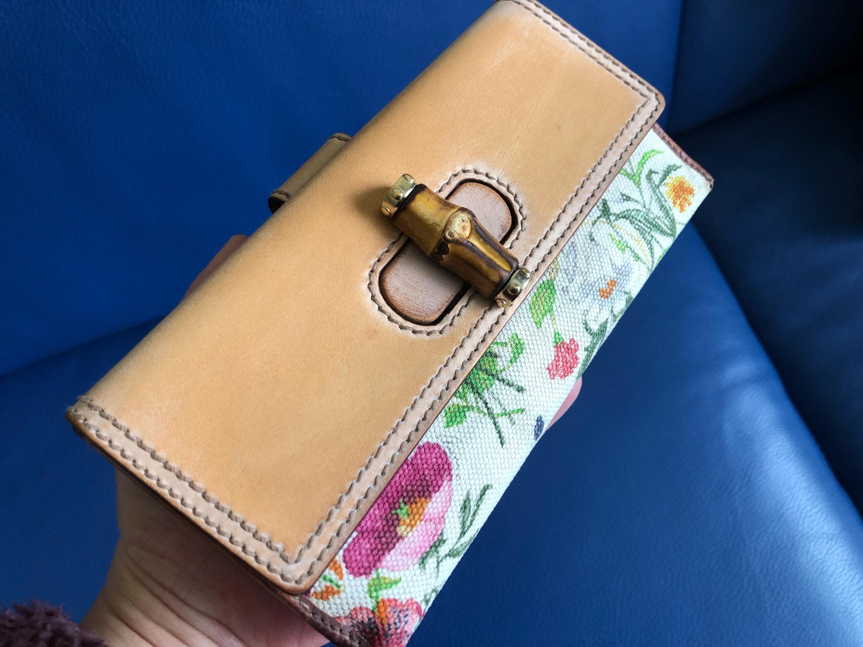 GUCCI リボンバンブーウォレット Gucci Bamboo Wallet - Etsy