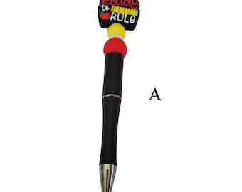 Teacher Gift, Beaded Pen, cute fun gift for a teacher Extra Refill Included