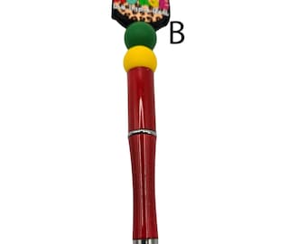 Nurse Gift, Beaded Pen,  Extra Refill Included