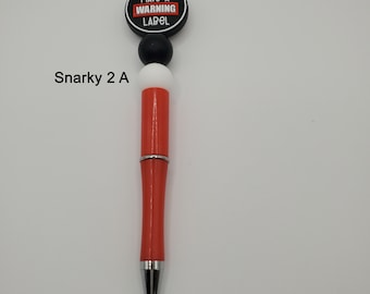Beaded pens sarcastic, snarky pens, beaded pens, funny pens with sayings,