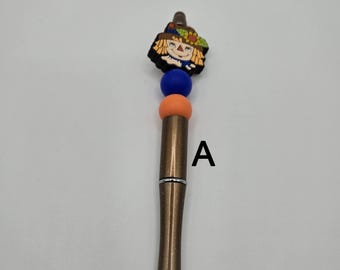 Beaded pens fall, Halloween gifts, Thanksgiving office decor