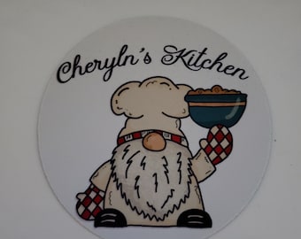 Personalized Gnome Jar Gripper: Custom Kitchen Gift