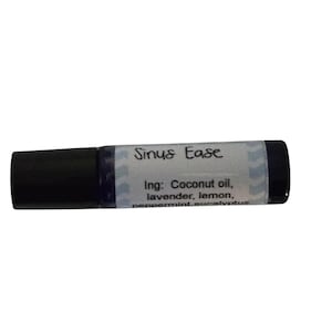Sinus Relief Essential Oil Roller: Aromatherapy Allergy Aid (10ml)