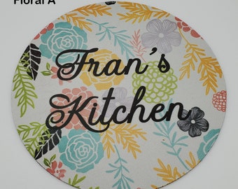 Personalized jar gripper, custom jar opener grip, bridal shower kitchen gifts for friend, floral kitchen tools and gadgets, new apartment