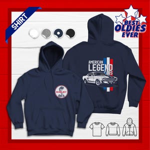 Ford Mustang 2014 Shelby GT500 Cobra Sweatshirt - American Muscle Car Design