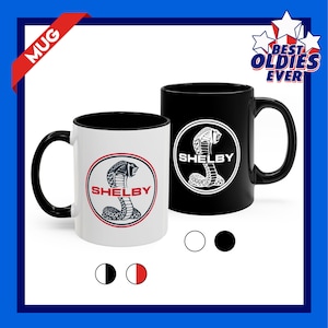 Ford Mustang Shelby GT500 Eleanor Cobra Mug, Mustang Fastback Ceramic Tea Cup, Hardtop, Convertible, Boss, Mach1 Travel Mug, Christmas Gift