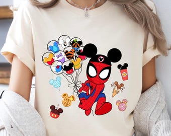 Spiderman T-Shirt, Superhero Carnival Food And Drink Tee, Best Day Ever Tshirt, Family Vacation Tee, Avengers Shirts, Disneyland Shirt Gift