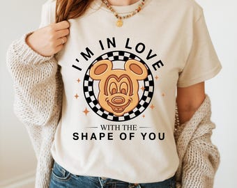 I'm in Love with The Shape of You T-Shirt, Mickey Waffle Shirt, Disney Snacks T-Shirts, Disneyworld Shirt, Disney Family Shirts, Disney Tee