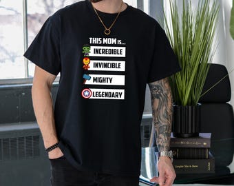 This Mom is Superhero Shirt, Avengers Mother Day Tee, Gift For Mom, Happy Mothers Day Shirt, Avengers Mom  Shirt